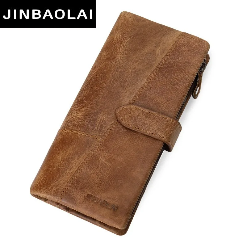 Genuine Leather Women Wallet Female Long Clutch Lady Walet Portomonee Rfid Luxury Brand Money Bag Magic Zipper Coin Purse WALLET | Багаж и