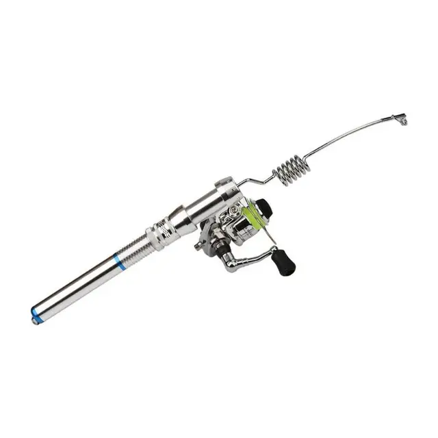 Best Offers 1PCS Portable Stainless Steel Mini Rod Boat Ice Winter Fishing Rod With Spinning Fishing Reel F Fishing Reel Pole Tackle Set Best Offers 1PCS Portable Stainless Steel Mini Rod Boat Ice Winter Fishing Rod With Spinning Fishing Reel F Fishing Reel Pole Tackle Set