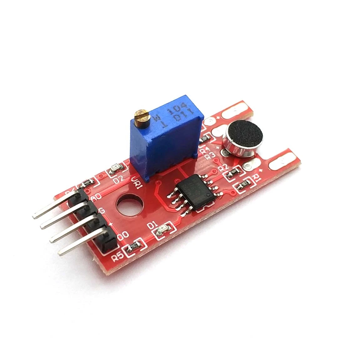Модуль голосового звукового датчика микрофона для Arduino аналоговый цифровой