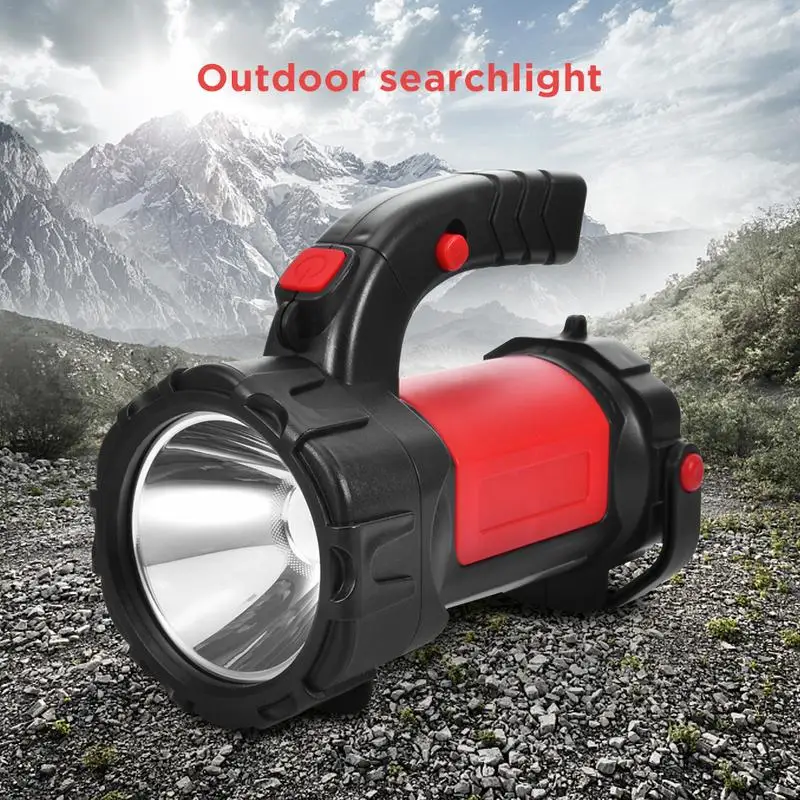 

10W T6 Rechargeable 7 Kinds Of Lighting Mode Portable Searchlights With Side Lights With Battery Display Watreproof