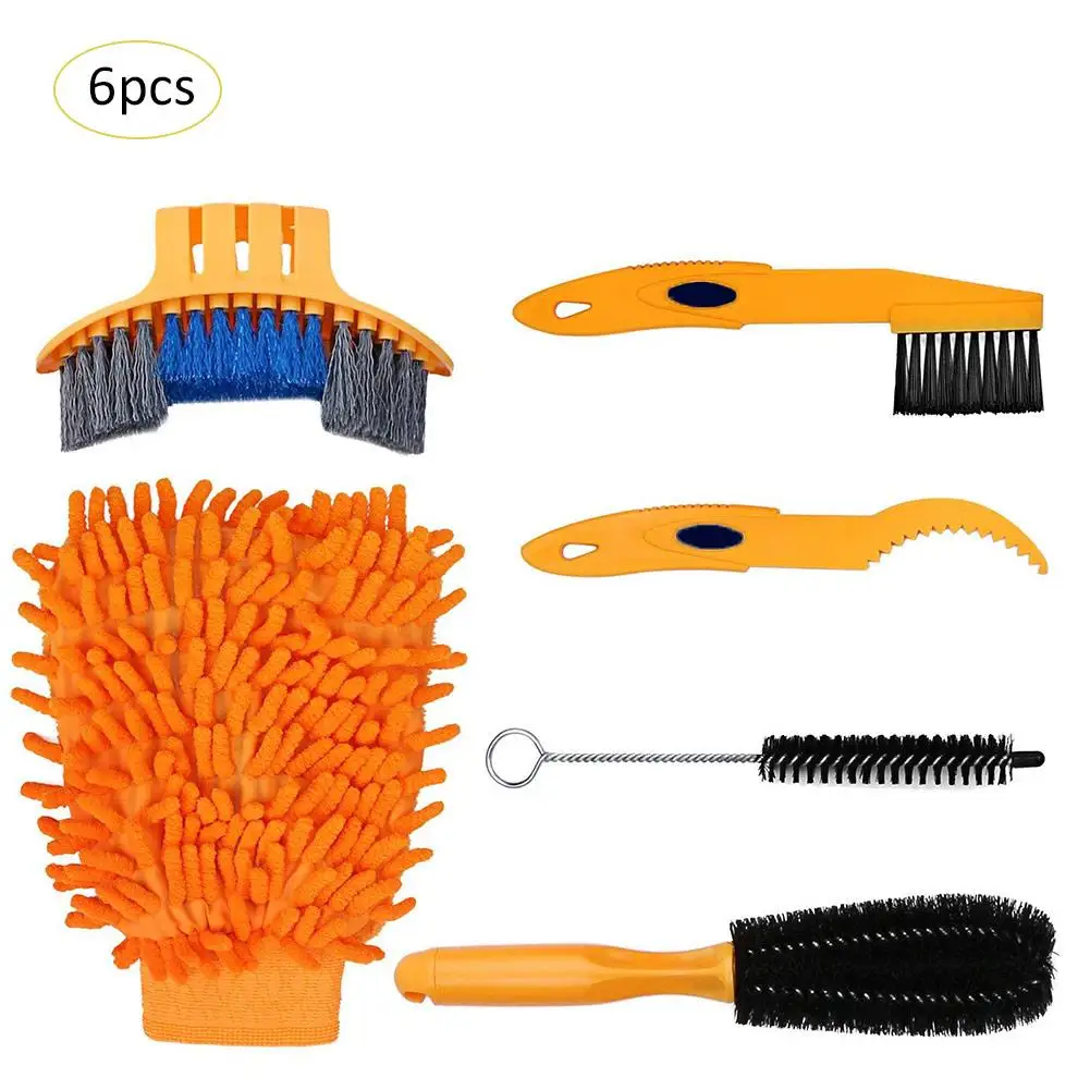

2019 Bicycle Cleaing Tool Kits Bike Chain Cleaner Tire Brushes Road Mountain Bike Cleaning Gloves Highly Effective Cleaners Sets
