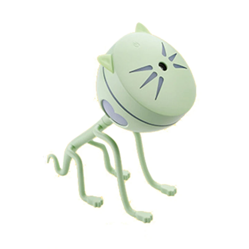 HOME 150ML портативный милый кот USB светодиодный светящийся увлажнитель воздуха с