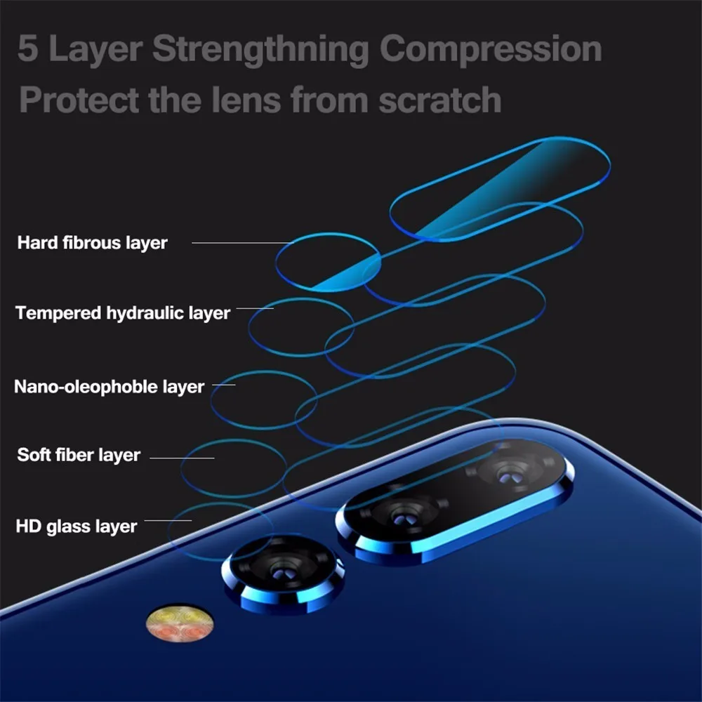 2 шт. 25D Защитная пленка для объектива задней камеры HuaWei Mate 10 20 P20 Lite Pro Honor 9 8x Play Nova 3i