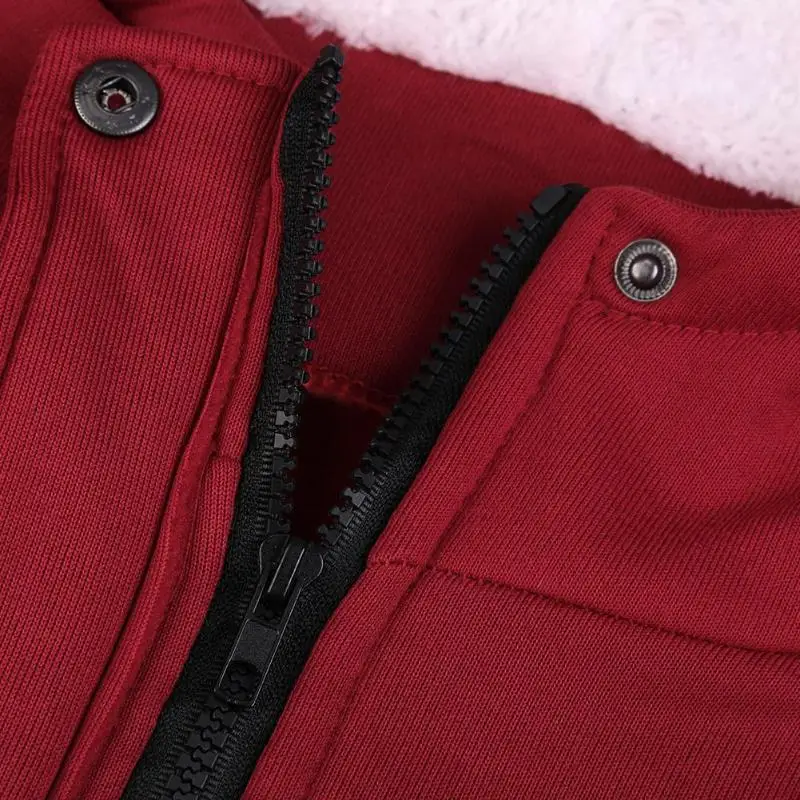 Винно-красное женское повседневное зимнее пальто, верхняя одежда, теплое пальто с капюшоном с роговыми пуговицами и карманами размера плюс, осенняя плотная верхняя одежда, S-6XL