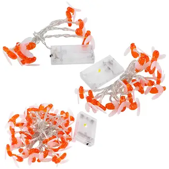 

Bee Shape LED String Lights Outdoor Holiday Battery Fairy Lights Guirlande led Courtyard Waterproof Decorative Lamp