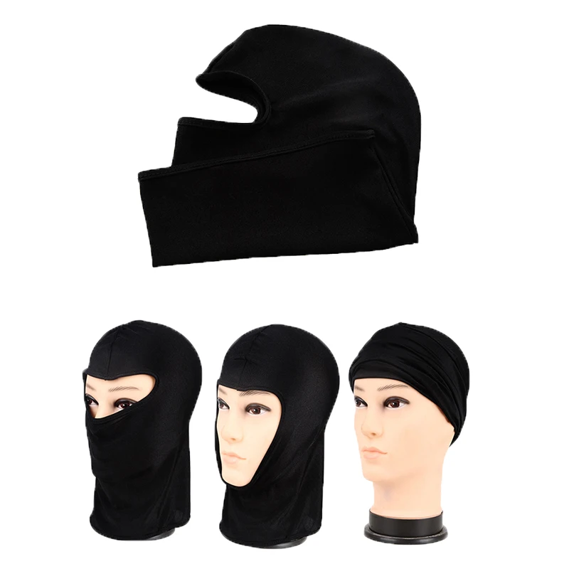 

Thin Elastic Dustproof Lycra Motorcycle Cycling Helmet Balaclava Full Face Mask