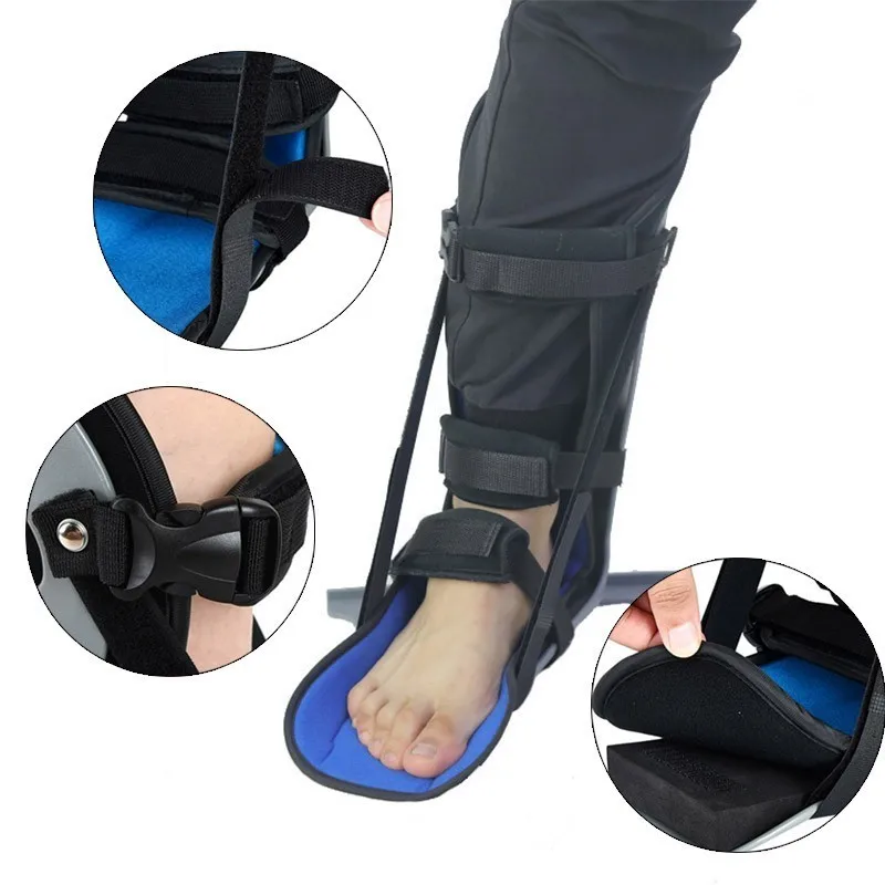 

1 Pc Ankle Foot Orthosis Brace Ankle Fixator Protector Sprain Ankle Fracture Support Foot Drop Splint For Plantar Fasciitis