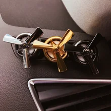 Алюминиевый сплав автомобильный освежитель воздуха Авто выход духи вентиляторный освежитель воздуха в автомобиле воздуха клипса кондиционирования диффузор внутренний Декор
