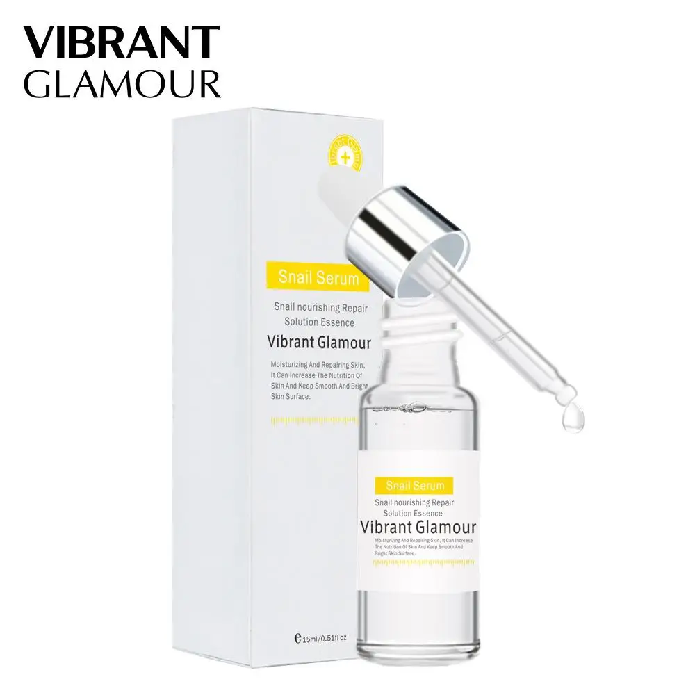 

VIBRANT GLAMOUR Hyaluronic Acid Eye Serum Anti-Aging Wrinkle Tighting Brighten Shrink Pores Snail Nourishing Repair Essence