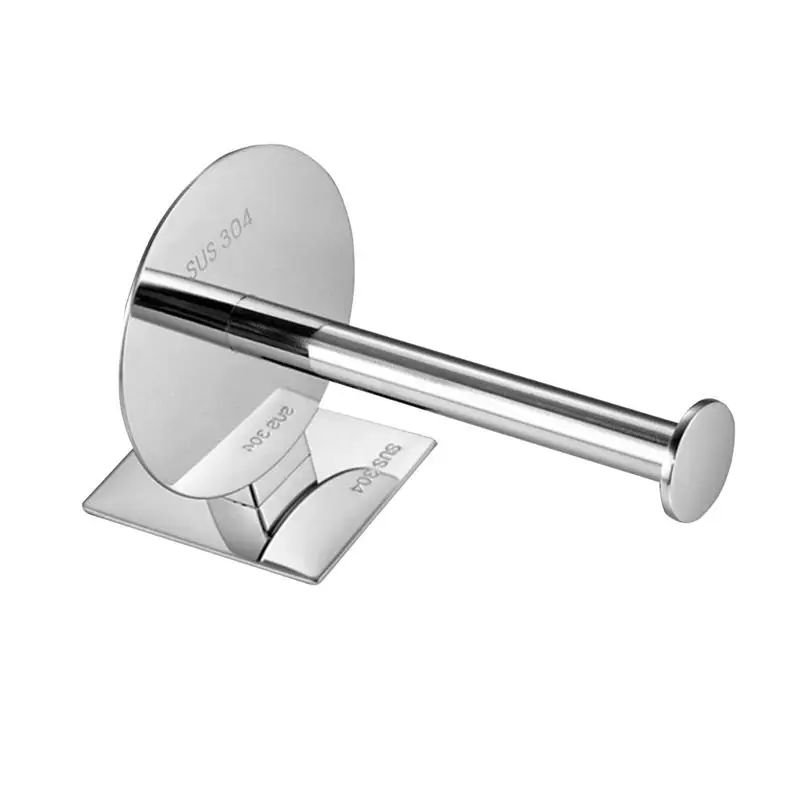 1pcs Practical Upright Organizer Stainless Steel Paper Roll Holder