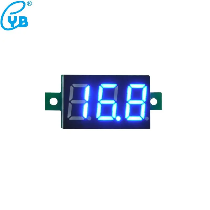 YB20 DC 0 100V 300V 600V светодиодный цифровой вольтметр Напряжение Вольтметр инструмент 3