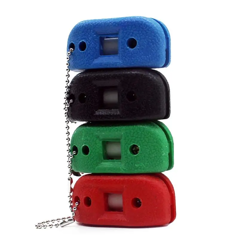 

White Sandstone Ice Hockey Shoe Sharpener Double Side Sharpener Portable Sharpener with Adjustable Size