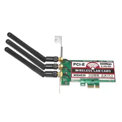IEEE 802.11n, IEEE 802.11b 450 Мбит/с 2,4 г/5 г WiFi беспроводная сетевая карта LAN PCI-E X1 сетевой адаптер подходит Intel 5300 для настольных ПК