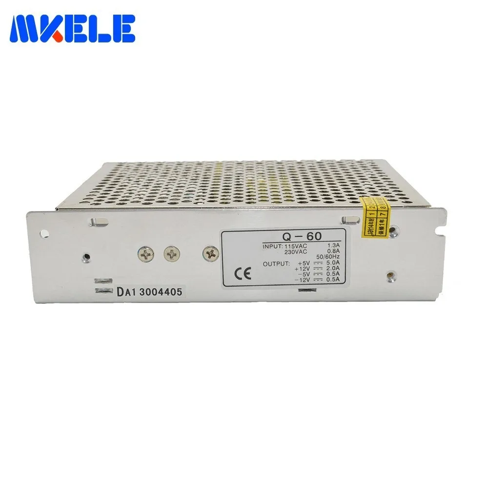 

Q Series Quad Output Switching Model Power Supply 5V 12V -5V -12V 60W Customized CE Aprroved Credible Q-60B Direct Selling