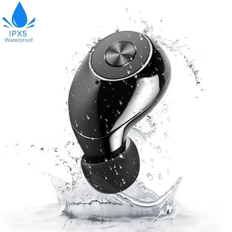 Tws V5.0 Bluetooth наушники беспроводные глубокий бас Спорт Беспроводная гарнитура пот