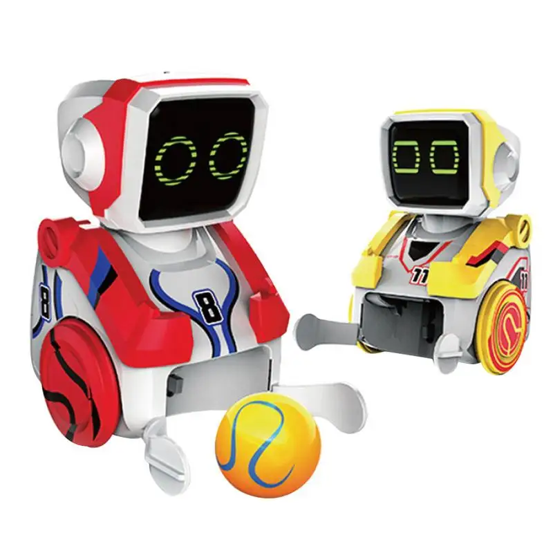 

2 Pcs Kick Robot Puzzle Electric Interactive Remote Control Intelligent For Children Boys And Girls Interaction Game Toy