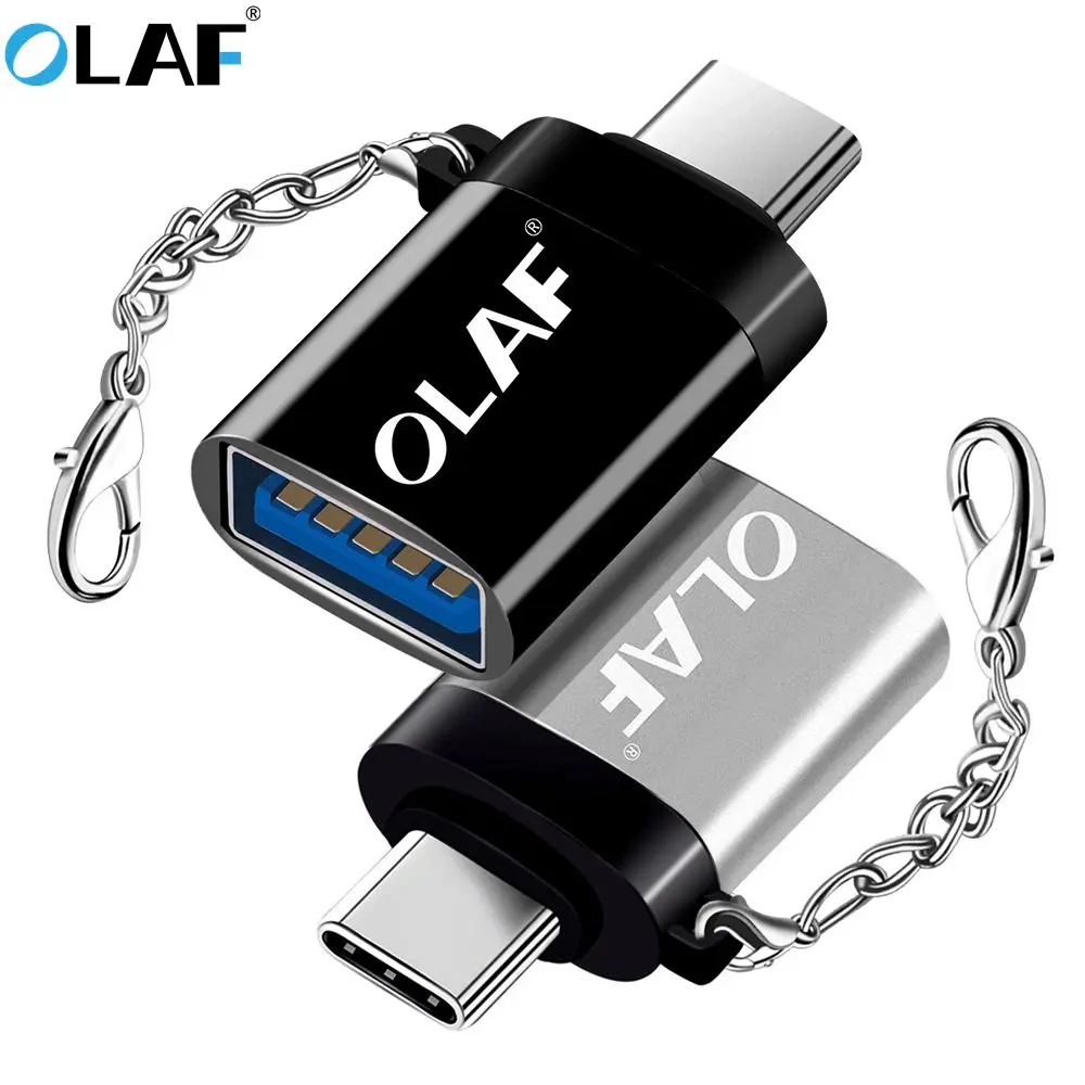 

OLAF USB C OTG Type C To USB 3.0 OTG Type-C Adapter Converter Cable For Samsung S8 S9 One Plus 6t 6 5t Huawei Xiaomi Type c OTG