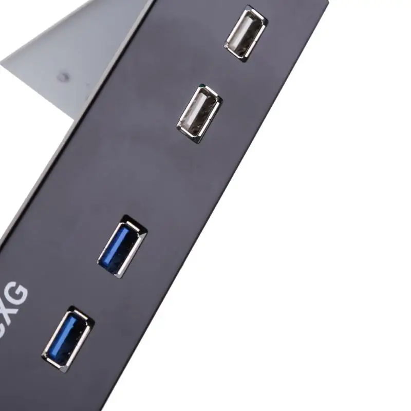Оригинальный 2 портовый USB 3 0 + 5 25 дюймовый гибкий отсек Передняя панель кронштейн