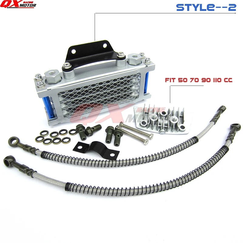 High Qualtiy Oil Cooling Cooler Radiator For 50cc 70cc 90cc 110cc Dirt Bike Pit Bike monkey bike DAX pocket bike ATV motorcycle
