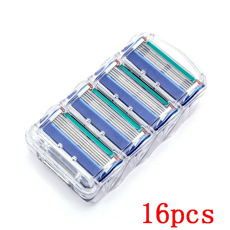

16pcs/lot Best Shaving Men's Razor Blade Compatible for Gillettee Fusione or Mache 5 Machine For Men Face Care