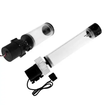 

110mm 210mm Cylinder Water Tank G1/4 Thread 19W Pump Computer Water Cooling Radiator Water Cooling Cooler For Computer CPU