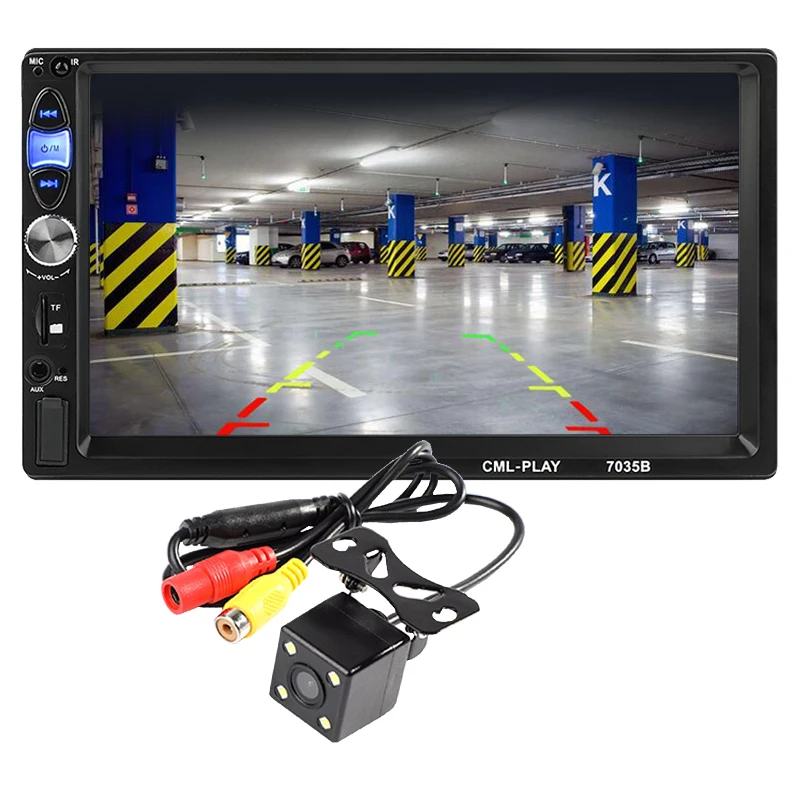 Для Android Mirror Link polarlander Autoradio 7 ''Bluetooth MP5 плеер сенсорный экран 2din автомобильное