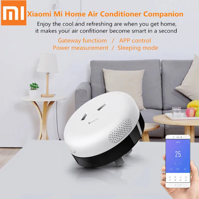 

Original Xiaomi Mijia aqara Gateway 2 Zigbee Smart Air Conditioning Companion Gateway function Online Radio Mi home APP control