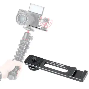 

For ULANZI PT-5 Vlogging Microphone Mount Extension Rod Tripod Adapter Bracket Stand For SONY A6400 A6500 A6300 Camera