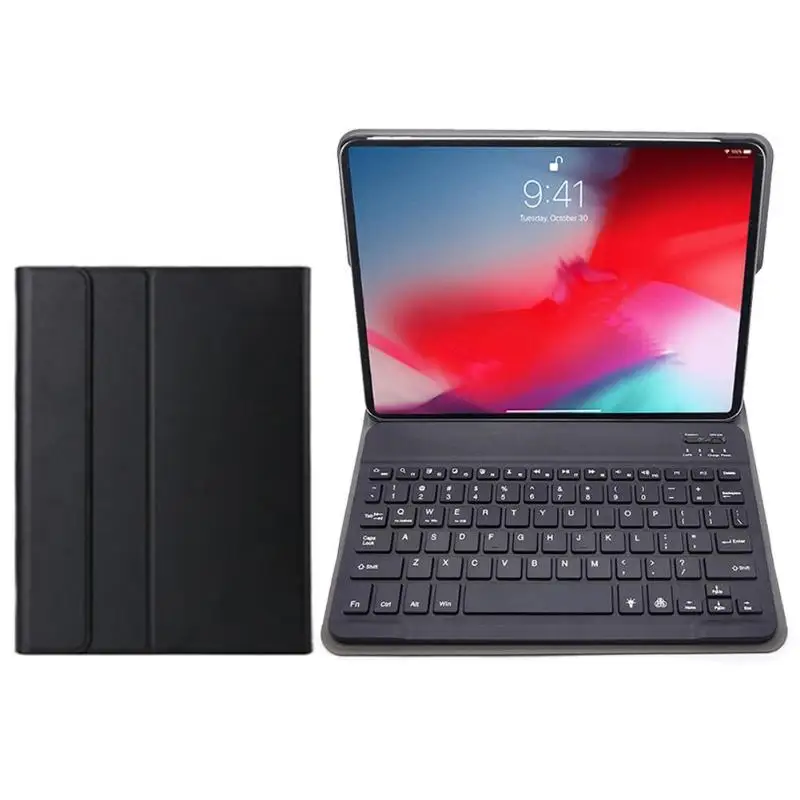 

VODOOL 7-Color Backlight Wireless Tablet PC Flip Cover Bluetooth 3.0 Keyboard Case New for iPad Pro 11inch 2018 Drop Resistance