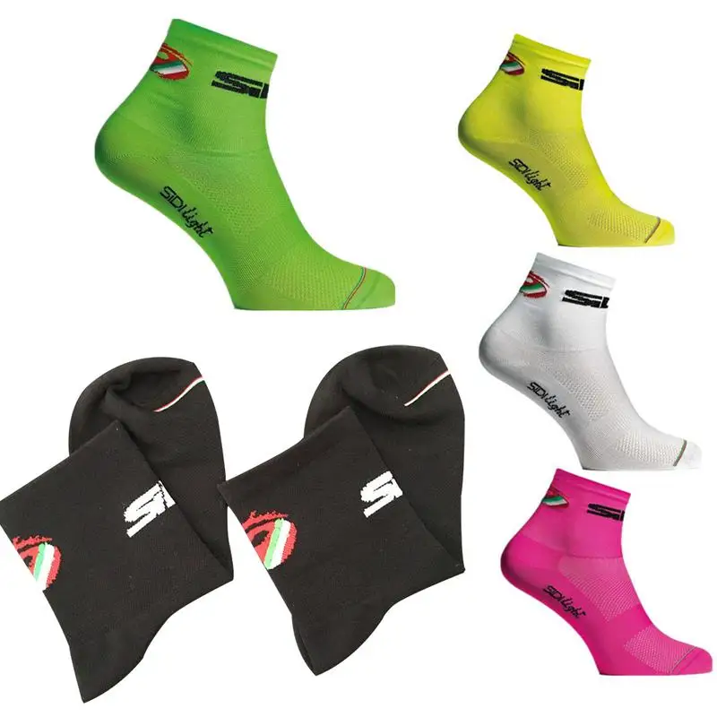 

Sports Socks Breathable Sweat Road Bike Socks Men And Women Outdoor Sports Racing Riding Socks 5 Colors Optional Good Quality