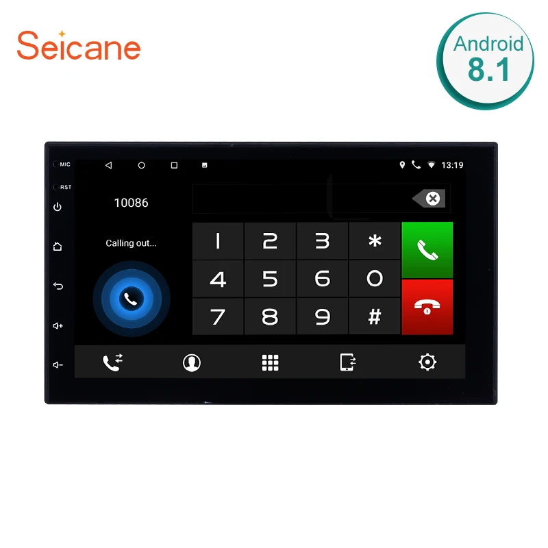 Seicane 8 core Android 1 HD 7 &quotсенсорный экран универсальный 2Din мультимедийный плеер gps для