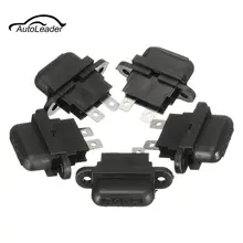 New 5Pcs Balck 30A Amp Auto Blade Standard Fuse Holder Box For Car Boat Truck With Cover