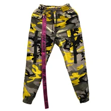 Весна костюма героев аниме «Для мужчин рабочая одежда брюки для езды на велосипеде с камуфляжным принтом в стиле темно Молодежная улица Для досуга K552 P75 None