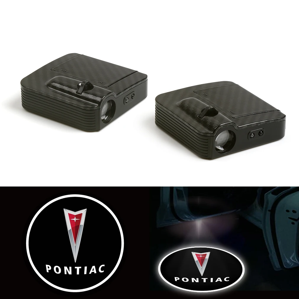 

Wired Led Car Logo Door Welcome Shadow Light Fit for Pontiac Laser Projector (For Fits: Pontiac) 12V