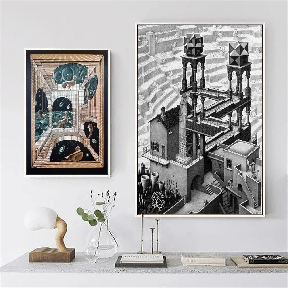 Generic Escher Surreal Geometric Artwork Canvas Prints Oil Jumia Nigeria