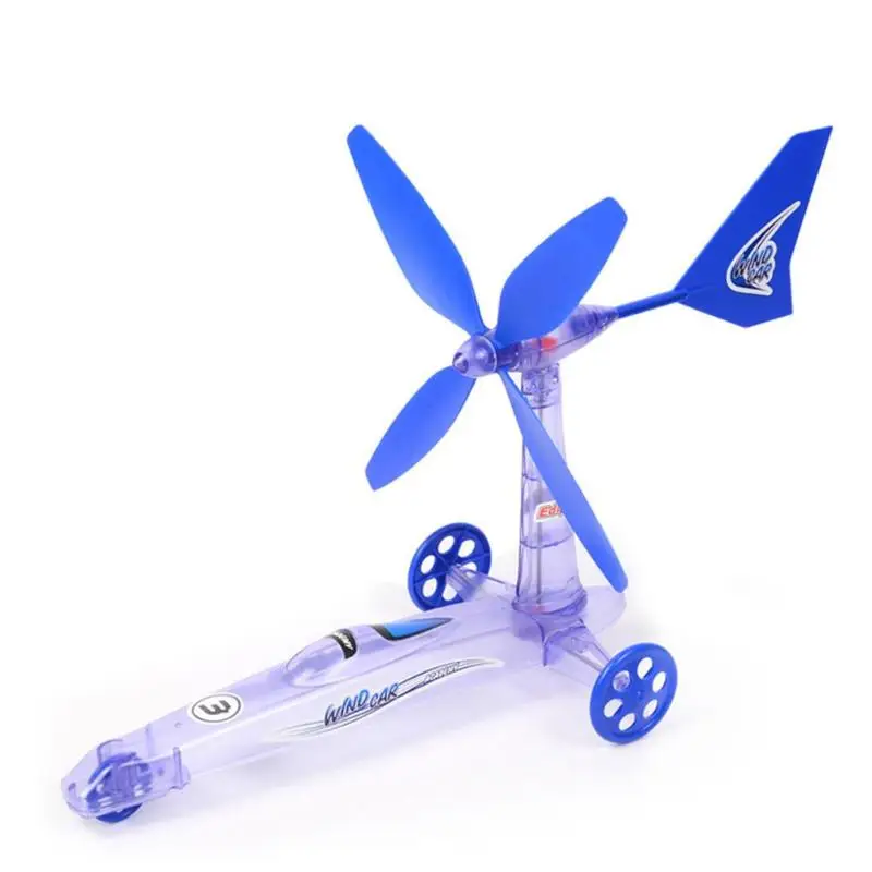 Творческих детей DIY ветер Мощность автомобиль игрушка сборки обучения Образование игрушки интеллектуальных Vision поймать Training детские
