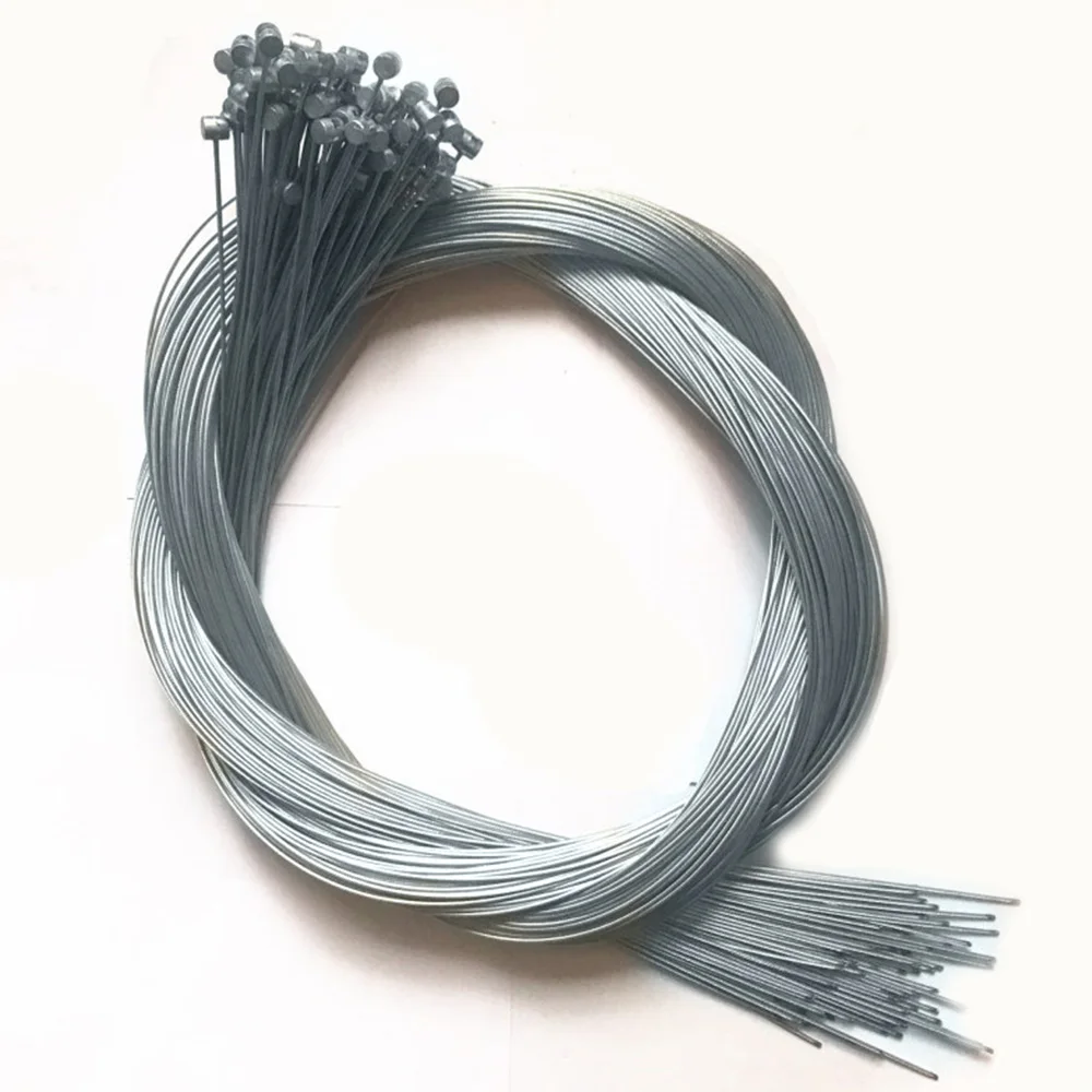 10Pcs Bicycle Brake Line 1.75M Road Bike Bicycle Brake Inner Wire Cable Line Galvanized Steel Wire Bike Cycling Accessories