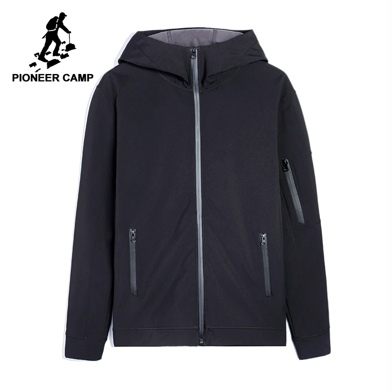 Мужская ветровка Pioneer Camp водонепроницаемая с капюшоном на осень и зиму