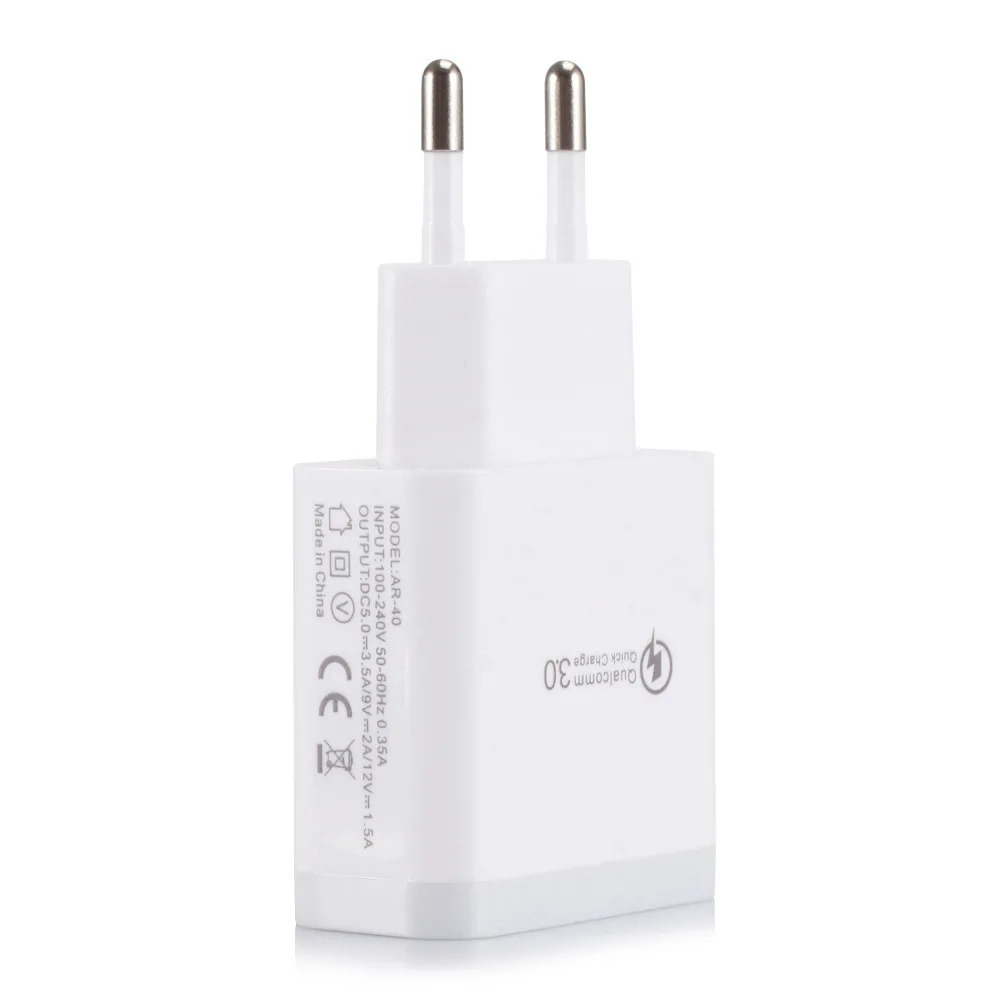 5V 3.5A QC 3,0 универсальное дорожное USB зарядное устройство для iPhone X type C Android EU US Plug Быстрая Зарядка адаптер для телефона huawei Xiaomi