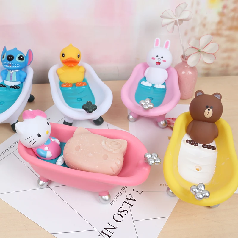 Portable Soap Container Dish PVC Holder Frame Carrier Household Rack ...