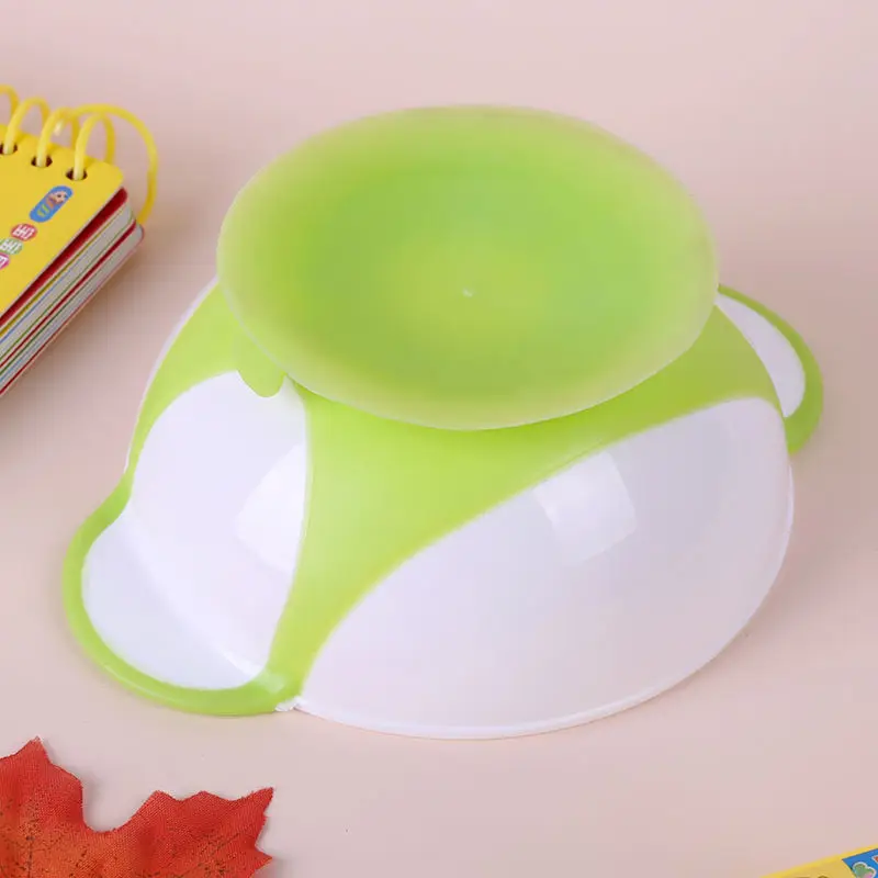 Одежда для малышей Дети Кормление Нескользящие двуручный миска с присоской ложка набор столовых приборов