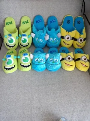 

Anime Despicable Me Minions flip flop Monsters University Shoes Mike Wazowski James P. Sullivan home slippers cosplay