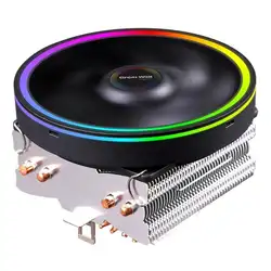 Цветной вентилятор охлаждения процессора для компьютера тихий радиатор охлаждения для Intel AMD