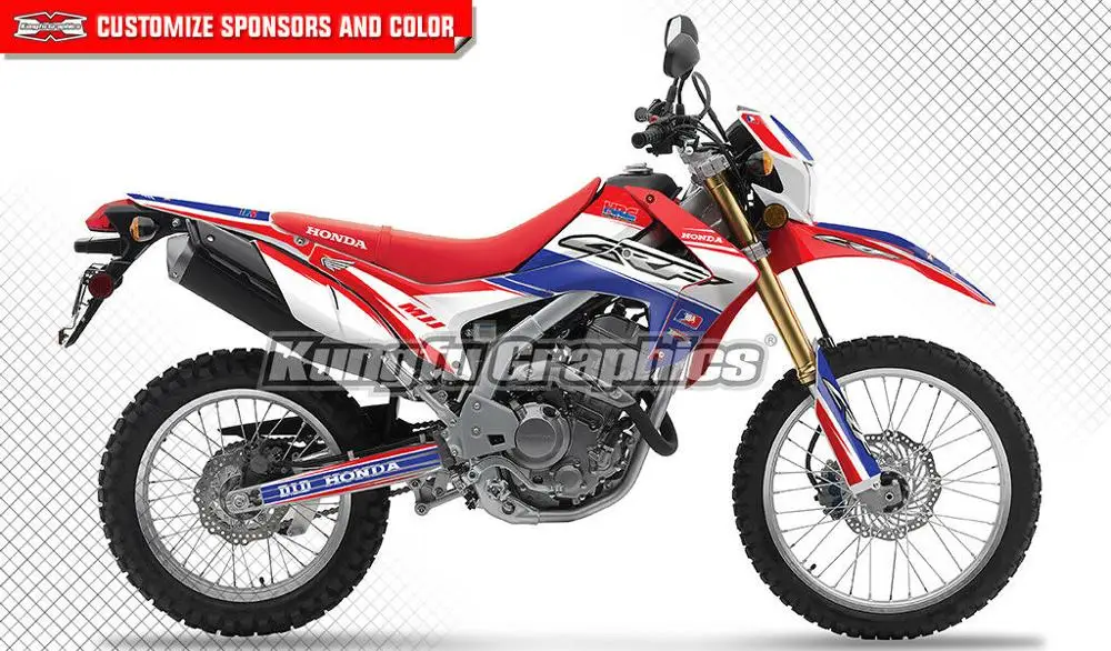 Custom number plates backgrounds HONDA CRF 250 450 2009 2012 graphics vinyl deco
