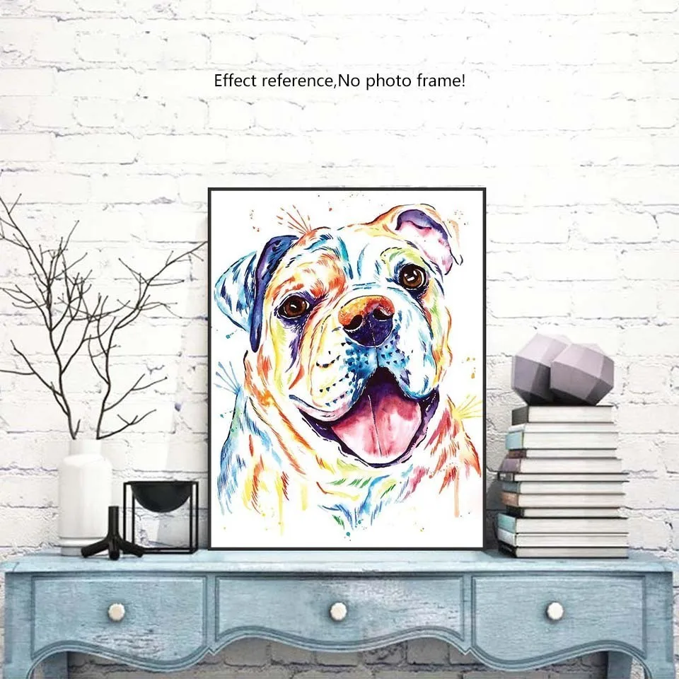 Evershine Бриллиантовая мозаичная собака краска с бриллиантами вышивка крестиком Алмазная Вышивка Полный дисплей животные картина Стразы