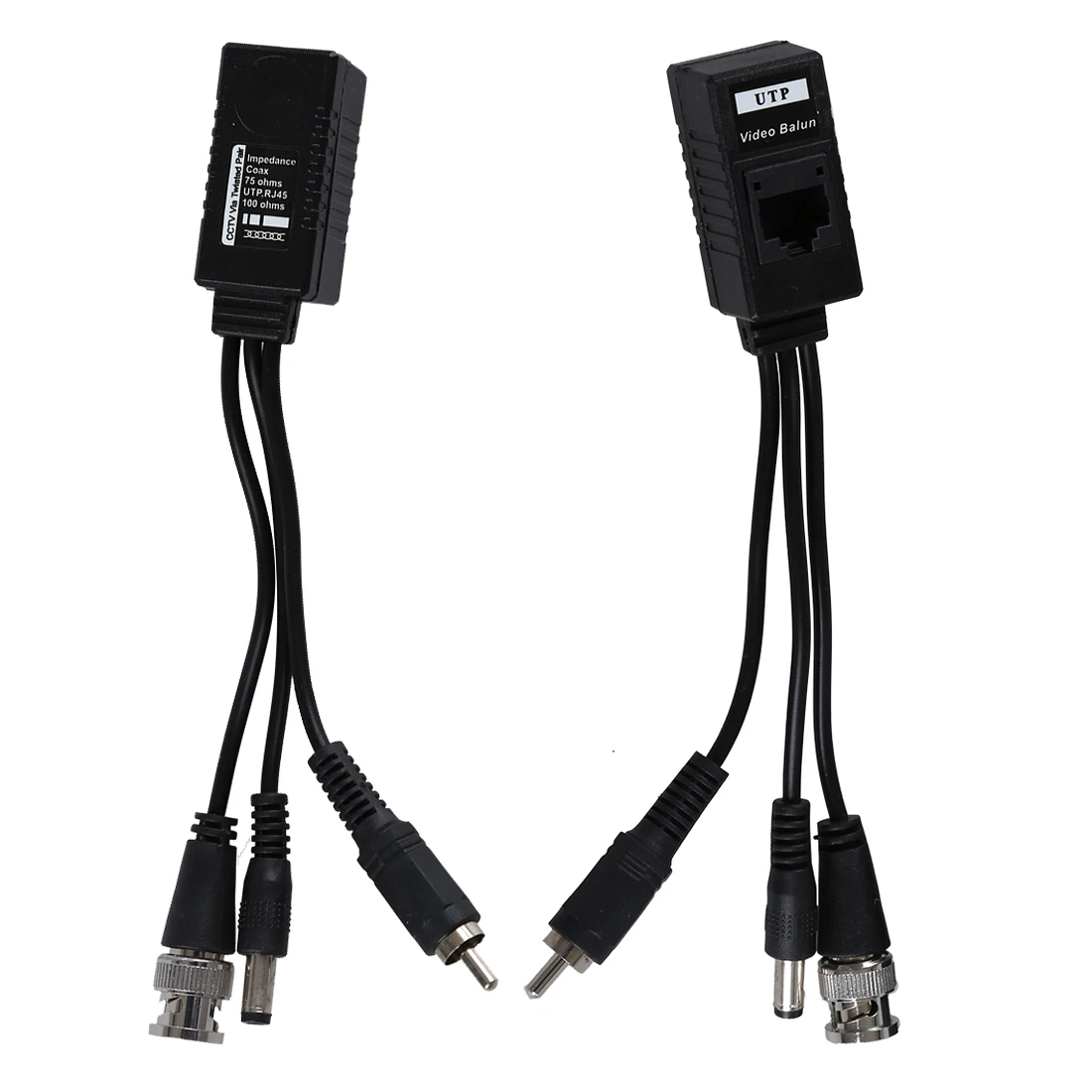 

RJ45 Plug BNC Audio, Video, Power Balance-Unbalance Converter for Trinity Monitoring Camera