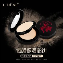 Уход за кожей лица макияжное компактное порошок 2 цвета пудра средство, макияж для лица, бронзер, корректор для лица Палетка пудры Make Up порошок в наборе