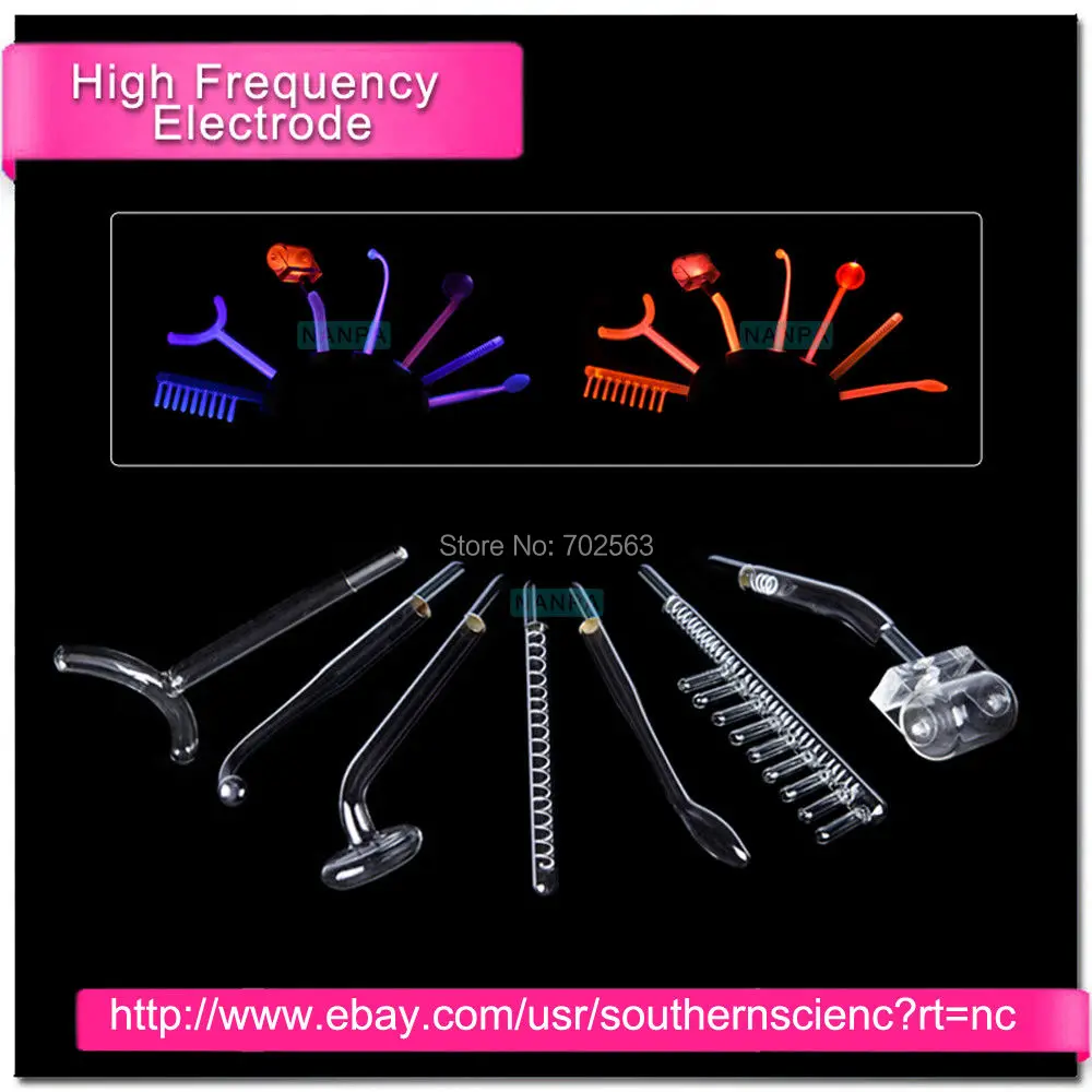 High Frequency Replacement Electrode Violet Orange Electrode For Anti