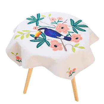

Modern Table Cloth Square Printed Cotton Tableclothes For Wedding Event Party Hotel Decoration Table Cover Home Kitchen Decor