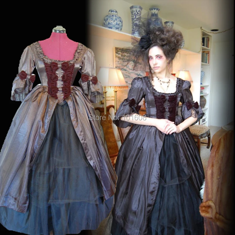

New Arrival! Retro Victorian dresses Civil War historical medieval Renaissance Cosplay regency dress HL-466